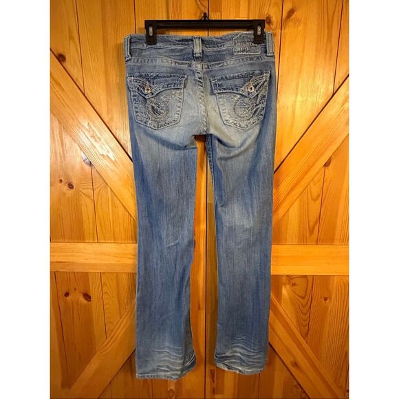 Big Star Casey K Low Rise Fit Medium Wash Bootcut Jeans READ Size 28L (6510) - Picture 4 of 9